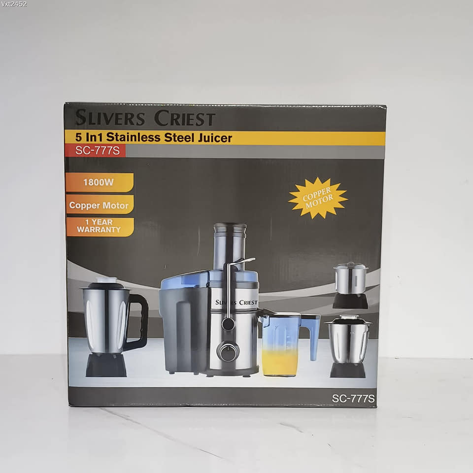 5 in 1 Stainless Steel Juicer SC-777